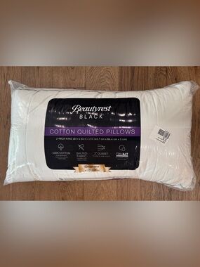 🎉LAST CHANCE🎉BEAUTYREST BLACK
2pk Luxurious Down Alternative Pillows